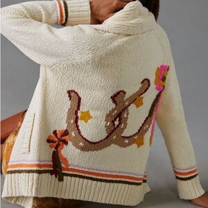 Anthropologie horseshoe toggle cardigan